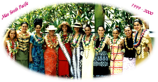 Meilyn with Miss South Pacific contestants